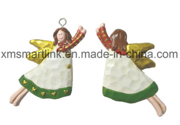 Carving Figurine Engel Handwerk Hängende Dekoration