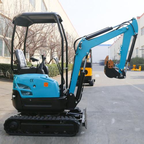 1.8 ton household small rubber crawler excavator