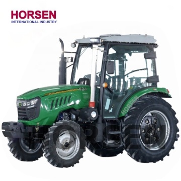 HORSEN China 4 Wheel Drive 90HP Tractors with AC Cabin and Front End Loaders for Sale