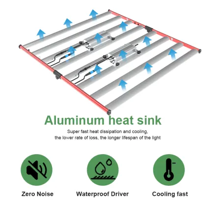 Samsung Led 8 Bars Adjustable Indoor Grow Light