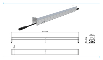 Waterproof Led Tube Linear Fixture LED linear lighting