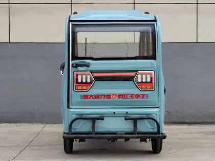 Five fully enclosed complete vehicles