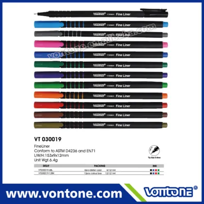 color fine liner pen