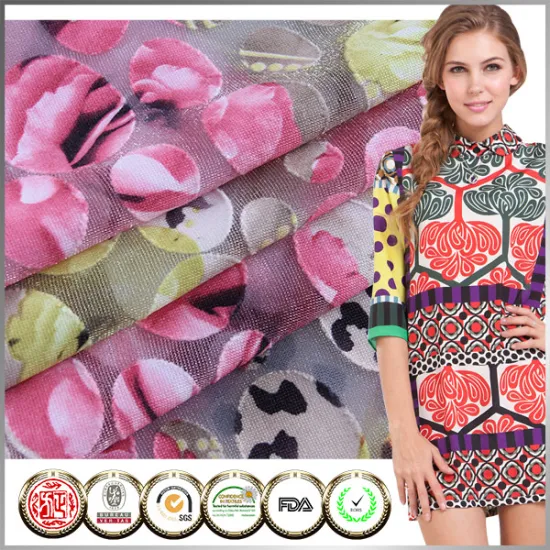 Oeko-Tex Standard 100 Printing Fancy fabric knitted