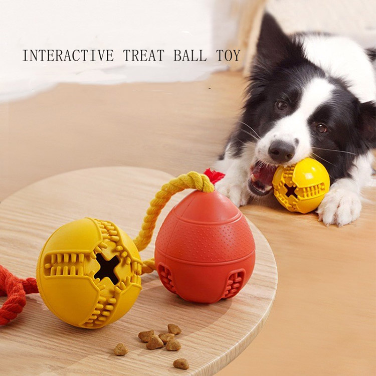Dog Toy Ball Slow Feed Food Dispenser 
