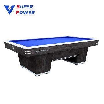 Tabel biliar batu tulis langsung pabrik: meja carrom 8 kaki &amp; 9 kaki tanpa bukaan saku