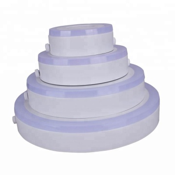 3W to 18W LED Ceiling Panel Lights: Round and Square 2 Color (Blue+White) Decoration