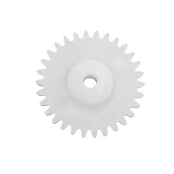 White Plastic Gear 20mm Custom Injection Molding Parts