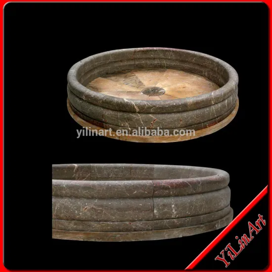 Brown color stone marble water pool