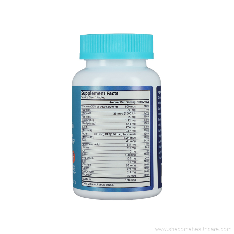 Men Multivitamin Non-GMO Gluten Free Vitamin supplement