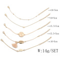 Wave Strand Set Pulsera Hecha A Mano Impermeable Cera Recubierta Cuerda Trenzada Boho Pulsera Tejida Mujeres