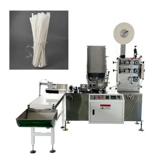 Single Paper Straw Wrapping Machine - 700 Pcs/Min Drinking Straw Packaging Machine