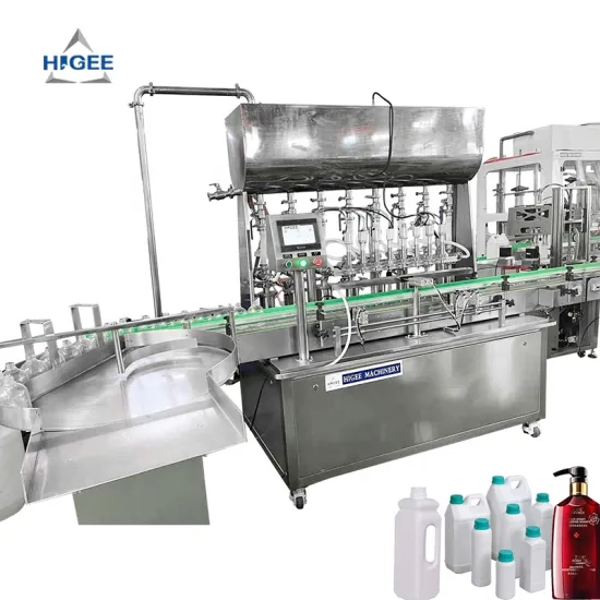 Higee Liquid Soap and Detergent Filling, Capping, and Labeling Machine