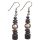 Hematite Earring With 925 Unique Silver Hook