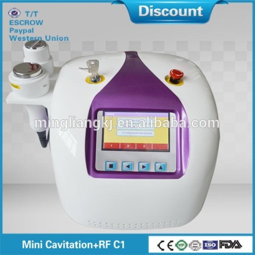 2 years warrantee salon mini rf ultrasonic liposuction cavitation machines