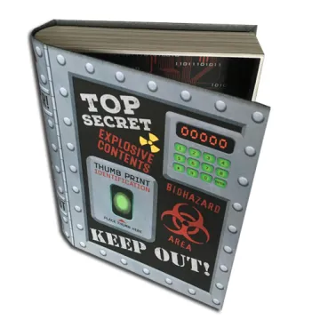 Circle Angle Decorative Book Shape Storage Box