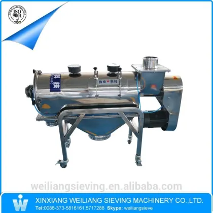 China Weiliang gypsum powder sepiolite horizontal centrifugal airflow screen sieve equipment/separator machinery