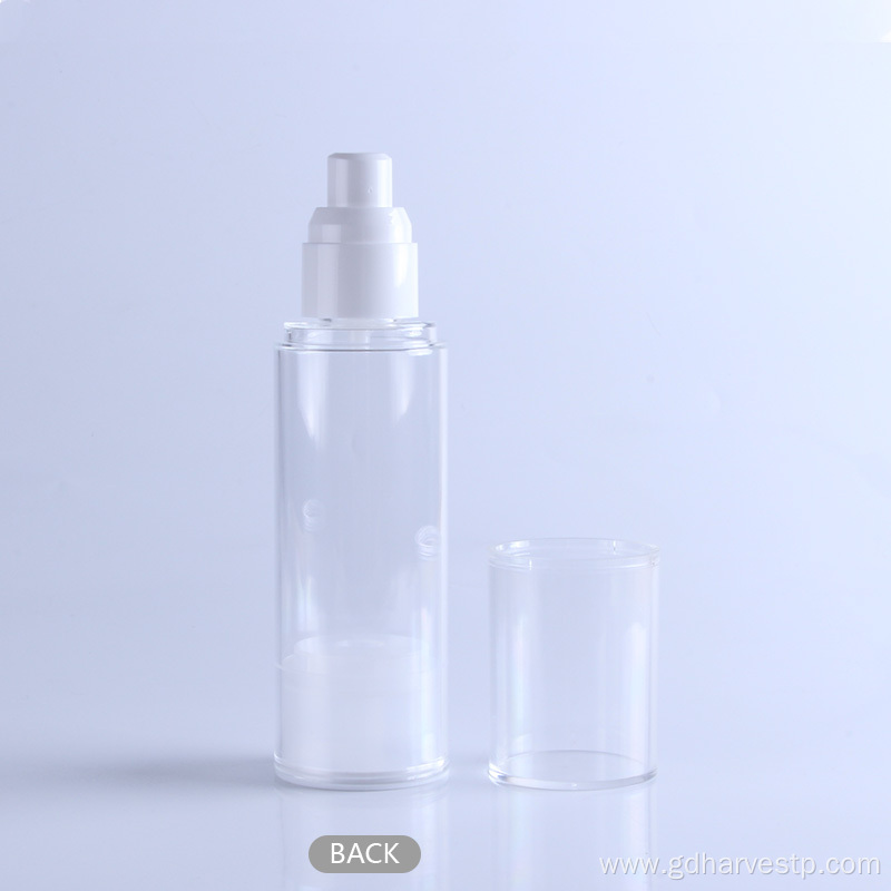 Cosmetic Plastic 100ml Airless Pump Lotion Bottle