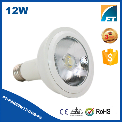 2016 new products 3000K COB 25 DEGREE LVD DIMMABLE AC100-130V E26 12W par38 light fitting