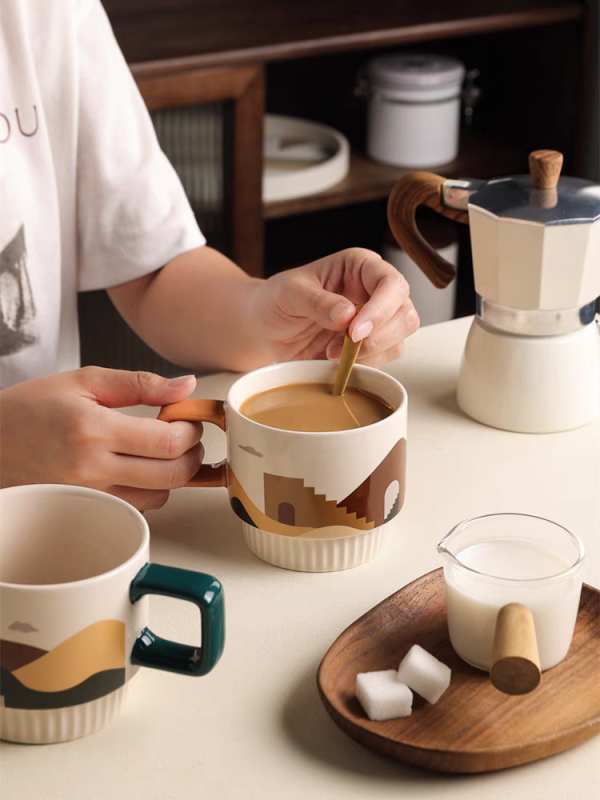 Scenery - Inspired Ceramic Mugs Set