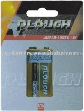 9V alkaline battery (6LR61)