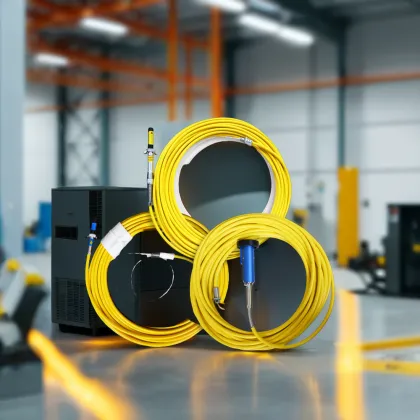 Fiber Laser Cable for IPG Raycus MAX GW Laser Source (50um/100um) - Essential Laser Equipment Component
