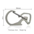 4 in 1 Multi Keychain Titanium Carabiner