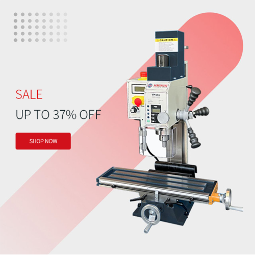 WEISS™ VM18L 5.5"x20" Benchtop Milling Machine