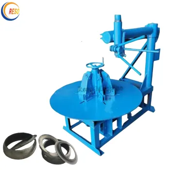 Waste Tyre Recycling Cutter: Small Car Scrap Single Sided Rubber Tire Cutting Machine