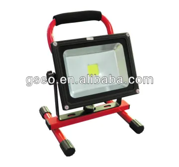 long run time 20W rechargable led light outdoor flood light