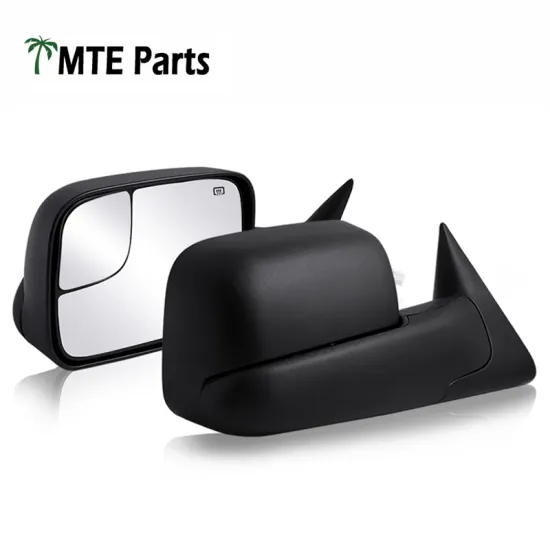 Black Power Heated Left Side Mirror for 1998-2001 Dodge Ram 1500 Truck Towing Mirror