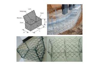 Dipped Galvanized Metal Basket Gabion