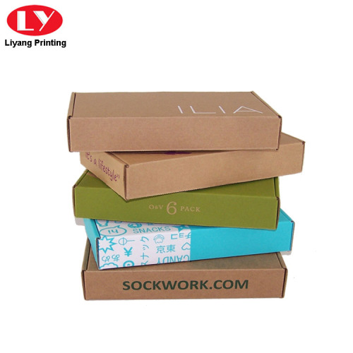 Self Folding Corrugated Paper box for Clothing Packing