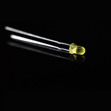 T1 Diffused LED 3mm Yellow LED 590nm 595nm