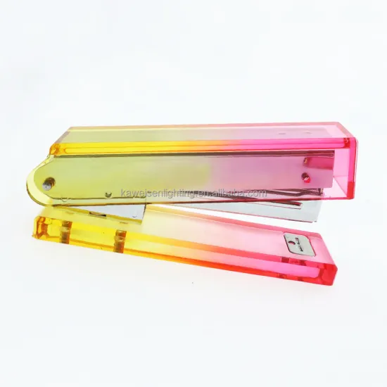 Gradient Acrylic Gold Metal Stapler Machine: A Comprehensive Guide to this Eye-Catching Stationery Hardware Tool