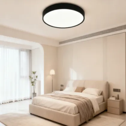 Flat panel ceiling lighting