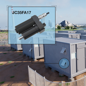 Jiecang JC35FA17 Attuatore lineare elettrico a prova di esplosione 24V per lo stoccaggio di energia