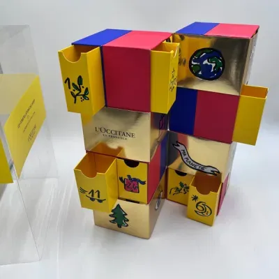 Customized circular packaging paper box