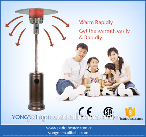 CE approved comercial gas heater LPG gas patio heater for outdoor use