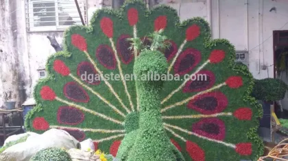 Homes better goods gardens decorative edging 3ft to 17ft Height outdoor simulation plastic green grass statue wall ELD06 2701