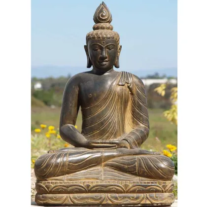 Religious buddha of brass bronze tibetan buddha sculpture for outdoor decoration