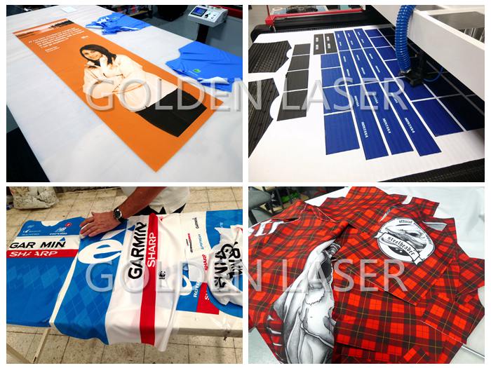 Dye-Sublimation Printing Fabric Laser Cutter Sample