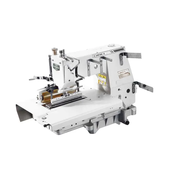 GOLDEN CHOICE GC1425P 25N Flat-Bed Double Chain Stitch Sewing Machine - 114.3mm Needle Distance