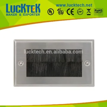 Dust protect Brush Wall Plate