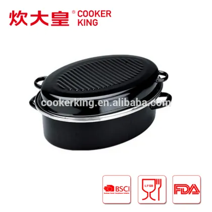 2016 carbon steel chicken roaster pan with rack chicken roaster