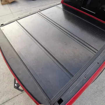 Waterproof Aluminum Four Fold Truck Bed Cover for Toyota Tacoma 6.2'' and Tundra 6.5'' Beds