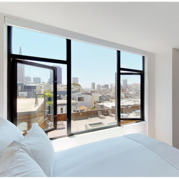 Lingyin Construction Materials Ltd Home Design Commercial Style Window Aluminium Casement Window