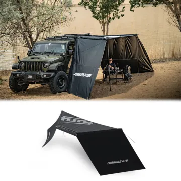 Fury Car Side Tent Accessories for All Luggage Racks: Jeep, Land Rover, Ram, Toyota
