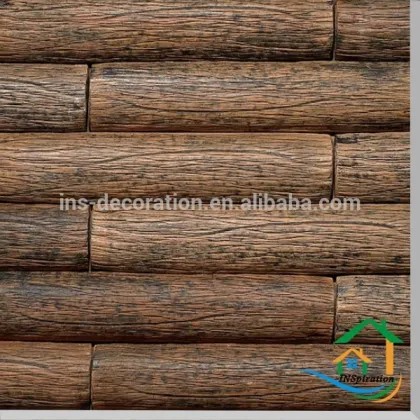 Wood wall wallcovering concrete