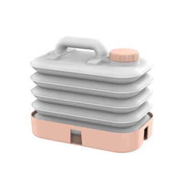 Tragbarer zusammenklappbarer 10 -l -Wassertank zum Campen, Wandern, Picknick, Grill - PE PP -Material